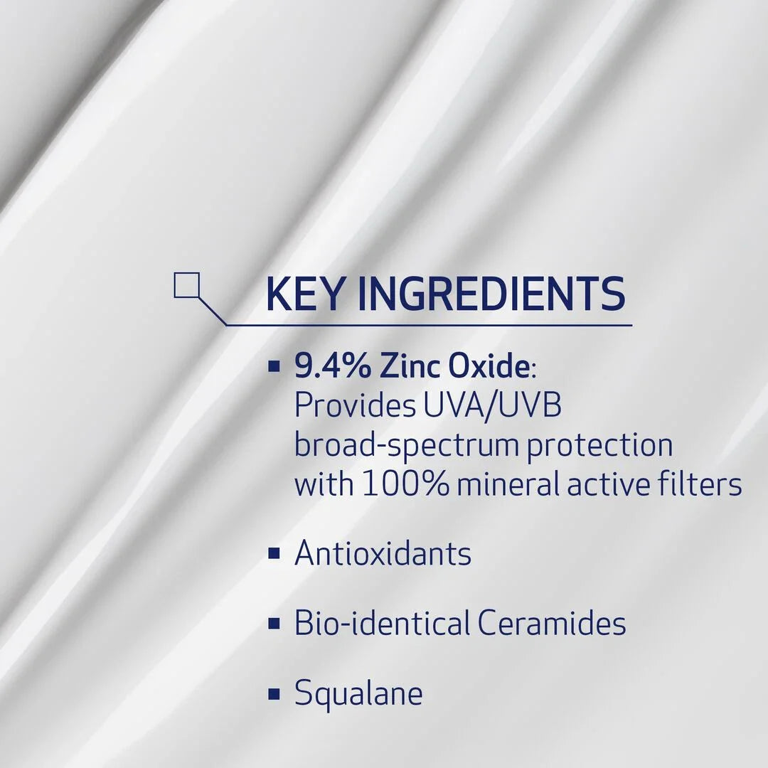 List of key ingredients with a white background