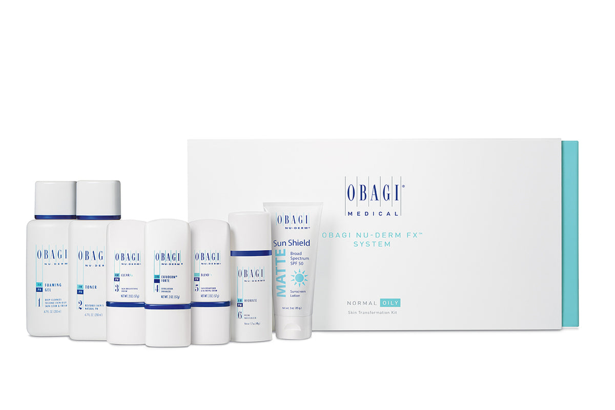 Obagi Nu-Derm Fx Starter System Normal to Oily product with retail packaging