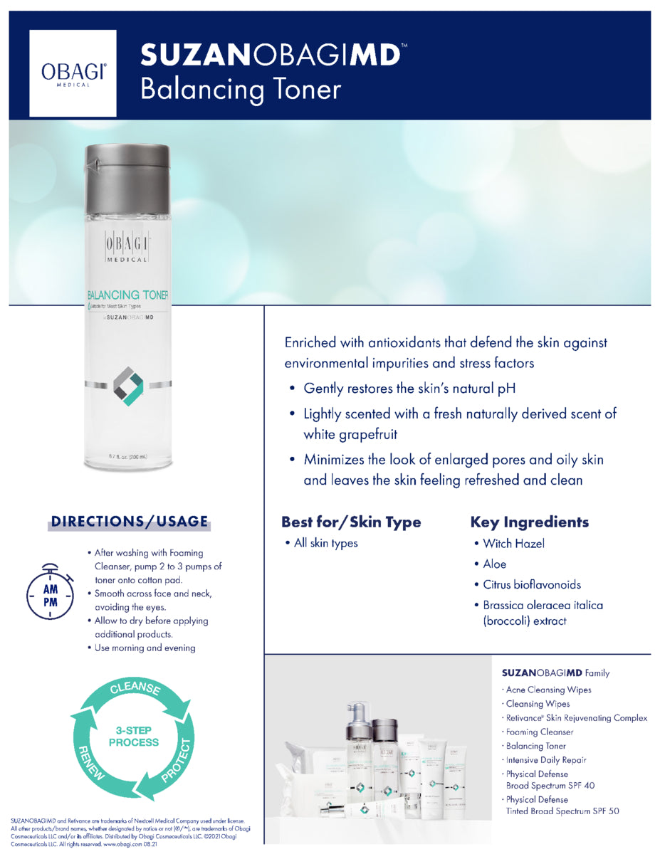 SUZANOBAGIMD Balancing Toner ingredients and formula details