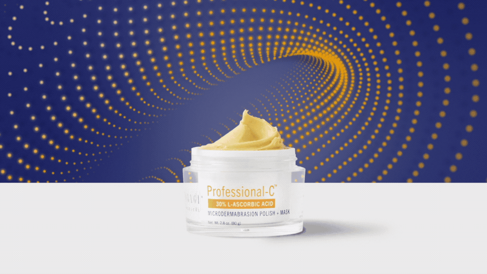 Professional-C Microdermabrasion Polish + Mask product demonstration